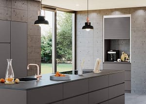 Tambour Door Kitchen Cabinets